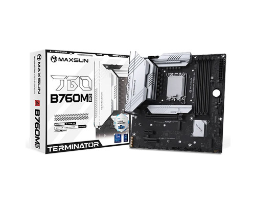 Материнская плата Maxsun MS-Terminator B760M D5 (LGA1700) Материнская плата Maxsun MS-Terminator B760M D5 (LGA1700)
