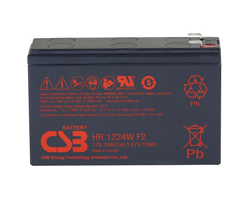 Аккумуляторная батарея CSB HR1224W F2 F1 Аккумуляторная батарея CSB HR1224W F2 F1