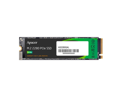 Твердотельный накопитель SSD Apacer M.2 2280 512GB AS2280Q4L Client SSD AP512GAS2280Q4L-1 3600/3000, PCIe Gen4 x4, 3D NAND Твердотельный накопитель SSD Apacer M.2 2280 512GB AS2280Q4L Client SSD AP512GAS2280Q4L-1 3600/3000, PCIe Gen4 x4, 3D NAND