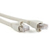 Патч-корд Hyperline F/UTP, экранированный, Cat.6a, LSZH, 2 м, серый