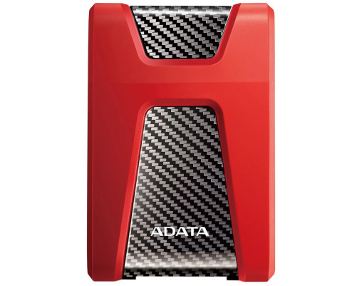 Внешний жесткий диск 2TB ADATA HD650, USB 3.1, красный/черный Внешний жесткий диск 2TB ADATA HD650, USB 3.1, красный/черный