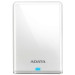 Внешний жесткий диск 1TB ADATA HV620S, USB 3.2, белый