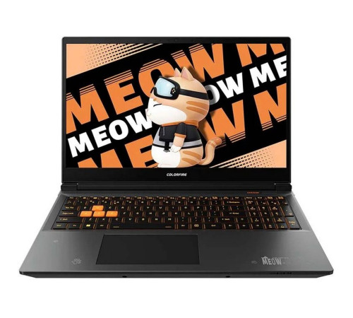 Ноутбук Colorful MEOW R15 24 AMD Ryzen 7 8845HS/16Gb/SSD512Gb/RTX4060 8Gb/15.6"/IPS/QHD/165Hz/NoOS/Orange (A10305000025)
