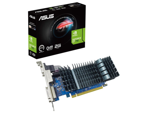 Видеокарта ASUS GT710-SL-2GD5-BRK-EVO 2GB, GDDR5/64-bit Видеокарта ASUS GT710-SL-2GD5-BRK-EVO 2GB, GDDR5/64-bit