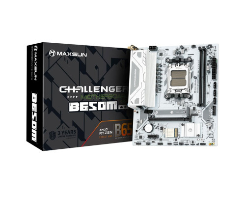 Материнская плата Maxsun MS-Challenger B650M WIFI ICE V1/V2 (AM5) Материнская плата Maxsun MS-Challenger B650M WIFI ICE V1/V2 (AM5)