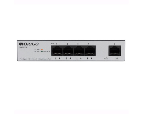 Коммутатор ORIGO OS2205P/60W/A1A, черный Коммутатор ORIGO OS2205P/60W/A1A, черный