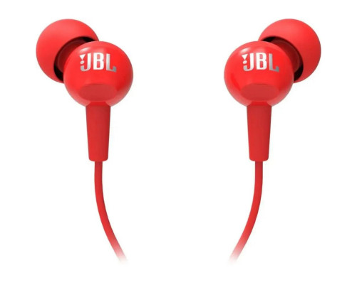 Гарнитура беспроводная JBL C100S, красный