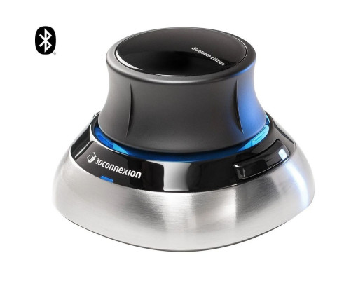 Мышь беспроводная 3DConnexion 3DX-700115 SpaceMouse, черный/серебристый