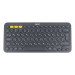 Клавиатура беспроводная Logitech K380, темно-серый