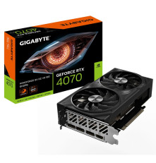 Видеокарта GIGABYTE GeForce RTX 4070 WINDFORCE 2X OC V2 12G 12GB, GDDR6/192-bit