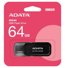 USB накопитель 64GB ADATA UV240 USB 2.0, черный