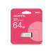 USB накопитель 64GB ADATA UR350 USB 3.2 Gen1, серебристый
