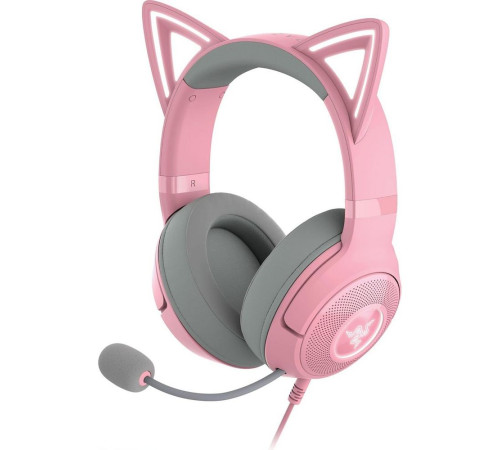 Гарнитура проводная Razer Kraken Kitty V2, розовый
