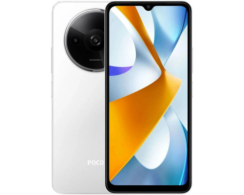 Смартфон POCO Смартфон POCO C61 4+128Gb белый (MZB0IL0RU) Смартфон POCO Смартфон POCO C61 4+128Gb белый (MZB0IL0RU)
