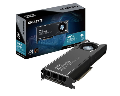 Видеокарта Gigabyte PRO W7900 DUAL SLOT AI TOP 48GB, GDDR6/384-bit Видеокарта Gigabyte PRO W7900 DUAL SLOT AI TOP 48GB, GDDR6/384-bit