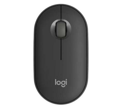 Мышь беспроводная Logitech Pebble M350S, темно-серый