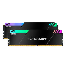 Модуль оперативной памяти AGI 32GB DDR5 6800MHz OC UDIMM RGB CL34, kit 16gb*2, HEATSINK- Turbojet+RGB lightbar