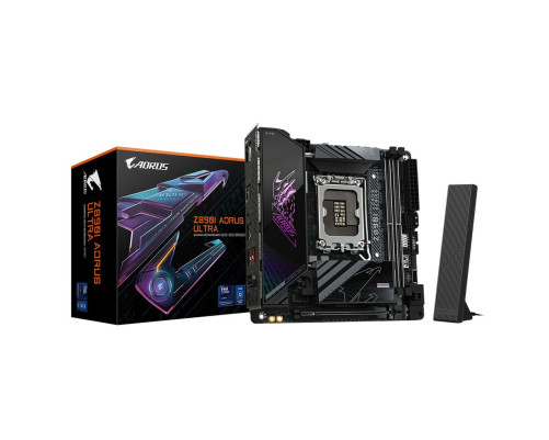 Материнская плата Gigabyte Z890I AORUS ULTRA (LGA1851) Материнская плата Gigabyte Z890I AORUS ULTRA (LGA1851)
