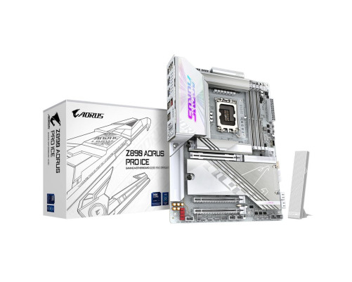 Материнская плата Gigabyte Z890 AORUS PRO ICE (LGA1851) Материнская плата Gigabyte Z890 AORUS PRO ICE (LGA1851)