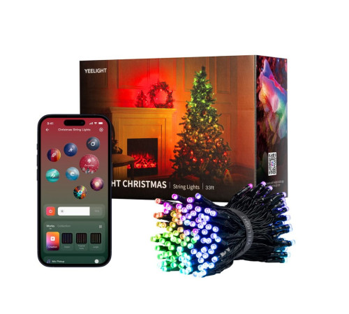 Умная  гирлянда Yeelight, 200 ламп, 20 м, RGBIC+ BLE