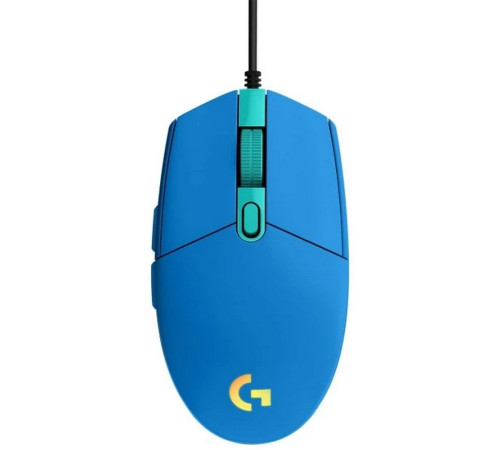 Мышь проводная Logitech G102 Lightsync RGB, синий/зеленый