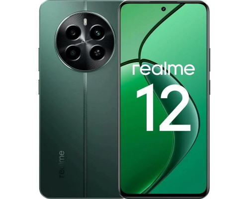 Смартфон Realme 12 4G RMX3871 8+256GB, зеленый Смартфон Realme 12 4G RMX3871 8+256GB, зеленый