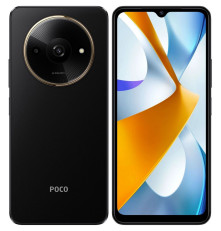 Смартфон POCO C61 4+128GB, черный (MZB0IL9RU)
