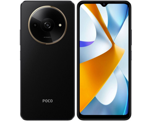 Смартфон POCO C61 4+128GB, черный (MZB0IL9RU) Смартфон POCO C61 4+128GB, черный (MZB0IL9RU)