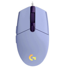 Мышь проводная игровая Logitech G102 Lightsync, сиреневый