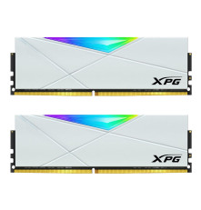 Модуль оперативной памяти ADATA 16GB DDR4 3600 U-DIMM XPG Spectrix D50 RGB Gaming Memory CL18, 1.35V K2*8GB WHITE