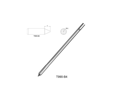 Жало со встроенным нагревателем , T990-B4 Жало со встроенным нагревателем , T990-B4