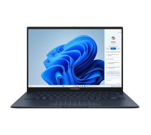 Ноутбук ASUS Zenbook 14 OLED UX3405MA-QD437 Intel Core Ultra 5 125H/16Gb/512Gb/14"/OLED /FHD+/60Hz/NoOS/Blue(90NB11R1-M010B0)