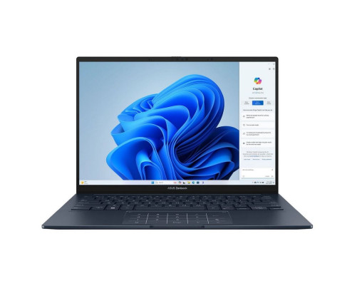 Ноутбук ASUS Zenbook 14 OLED UX3405MA-QD437 Intel Core Ultra 5 125H/16Gb/512Gb/14"/OLED /FHD+/60Hz/NoOS/Blue(90NB11R1-M010B0) Ноутбук ASUS Zenbook 14 OLED UX3405MA-QD437 Intel Core Ultra 5 125H/16Gb/512Gb/14"/OLED /FHD+/60Hz/NoOS/Blue(90NB11R1-M010B0)