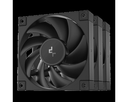 Вентилятор для корпуса Deepcool FD12-3, черный (комплект 3 шт.) Вентилятор для корпуса Deepcool FD12-3, черный (комплект 3 шт.)