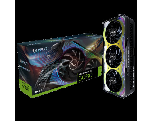Видеокарта Palit GeForce RTX 5080 GameRock 16GB, GDDR7/256-bit
