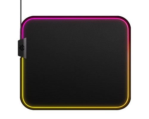 Игровой коврик для мыши SteelSeries QcK Prism M, черный Игровой коврик для мыши SteelSeries QcK Prism M, черный