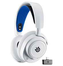Гарнитура беспроводная игровая SteelSeries Arctis Nova 7P, белый