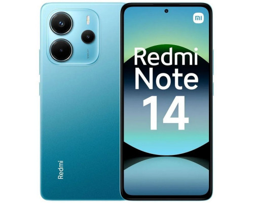 Смартфон Xiaomi Redmi Note 14 6+128GB, голубой (MZB0IZGRU) Смартфон Xiaomi Redmi Note 14 6+128GB, голубой (MZB0IZGRU)