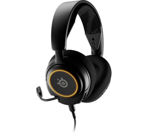 Гарнитура проводная игровая SteelSeries Arctis Nova 3, черный