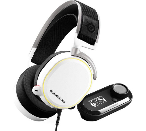 Гарнитура проводная игровая SteelSeries Arctis Pro, белый