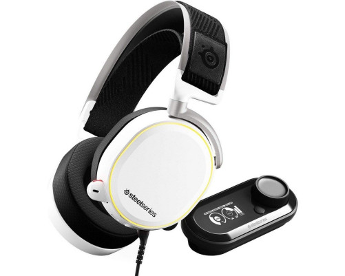 Гарнитура проводная игровая SteelSeries Arctis Pro, белый