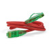 Патч-корд Hyperline U/UTP, Cat.6a, 10G, LSZH, 0.5 м, красный