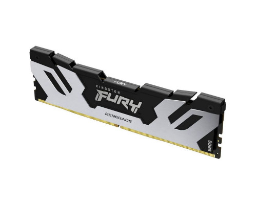 Модуль оперативной памяти Kingston KF584CU40RS-24 24GB DDR5 8400 CUDIMM FURY Renegade Silver/Black Gaming Memory Non-ECC, CL40, 1.45V, Heat Shield, XMP, RTL Модуль оперативной памяти Kingston KF584CU40RS-24 24GB DDR5 8400 CUDIMM FURY Renegade Silver/Black Gaming Memory Non-ECC, CL40, 1.45V, Heat Shield, XMP, RTL
