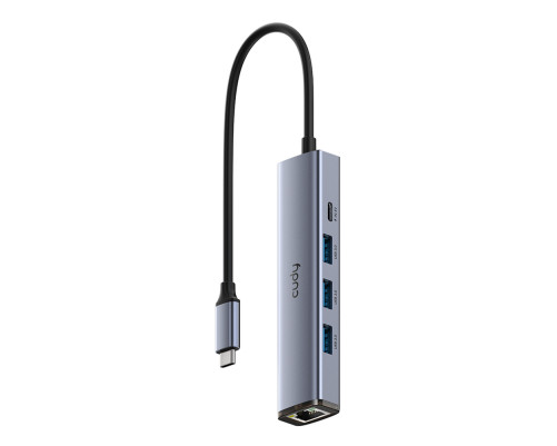 Концентратор CUDY UH605, 5-IN-1 USB Hub with GbE Концентратор CUDY UH605, 5-IN-1 USB Hub with GbE