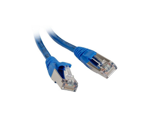 Патч-корд Hyperline F/UTP, экранированный, Cat.5е, LSZH, 1 м, синий Патч-корд Hyperline F/UTP, экранированный, Cat.5е, LSZH, 1 м, синий