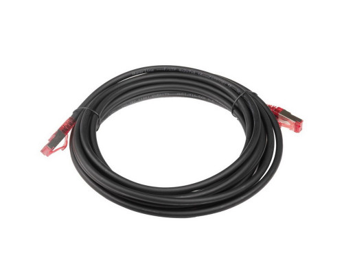 Патч-корд Hyperline F/UTP, экранированный, Cat.5е, LSZH, 5 м, черный Патч-корд Hyperline F/UTP, экранированный, Cat.5е, LSZH, 5 м, черный
