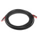 Патч-корд Hyperline F/UTP, экранированный, Cat.5е, LSZH, 5 м, черный