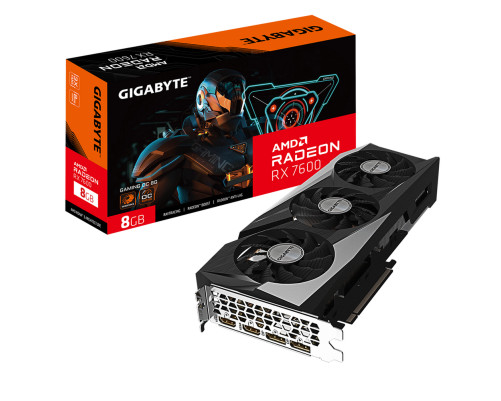 Видеокарта Gigabyte RX7600 GAMING OC 8GB, GDDR6/128-bit Видеокарта Gigabyte RX7600 GAMING OC 8GB, GDDR6/128-bit