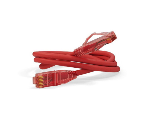 Патч-корд Hyperline U/UTP, Cat.5e, LSZH, 1.5 м, красный Патч-корд Hyperline U/UTP, Cat.5e, LSZH, 1.5 м, красный