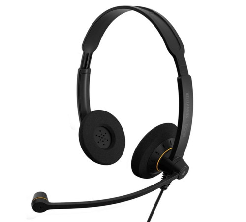 Гарнитура проводная EPOS SC60 Duo USBML, черный